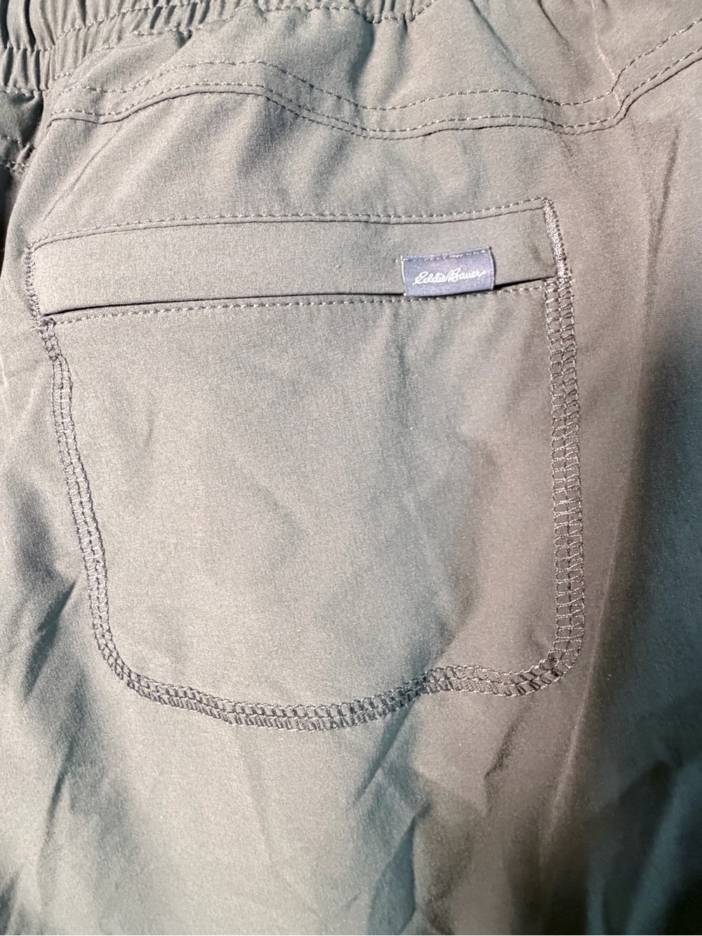 Eddie Bauer Army Green Drawstring Cargo Joggers - Picture 9 of 14